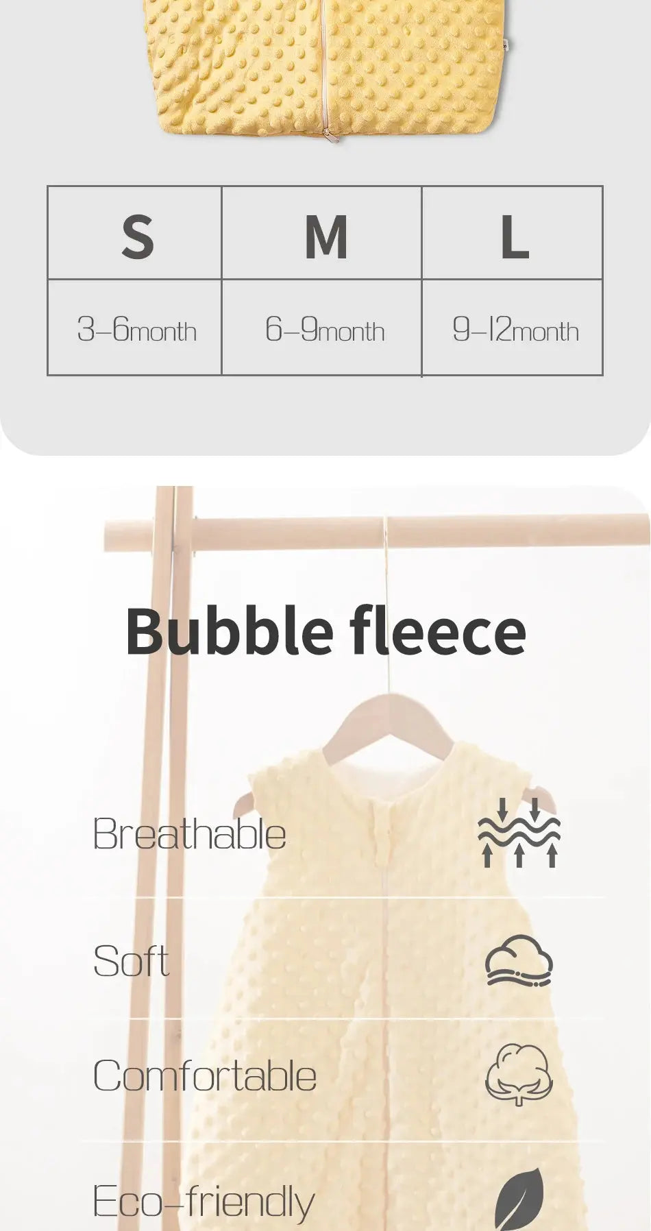 HappyFlute Eco  Mouw loze Baby Slaapzak - Lonzaro Kids 