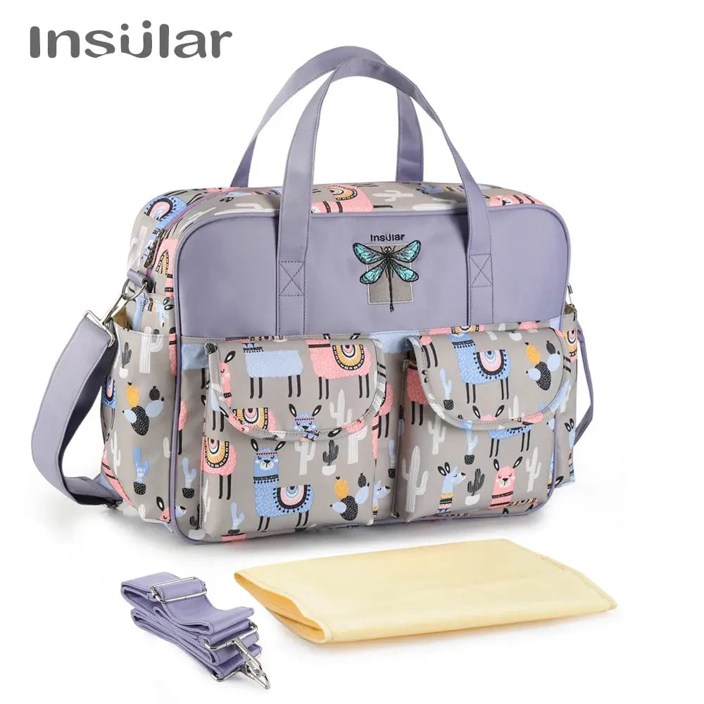 New Style Waterproof Diaper Bag Large Capacity Messenger Travel Bag Multifunctional Maternity Mother Baby Stroller Bags Lonzaro Kids