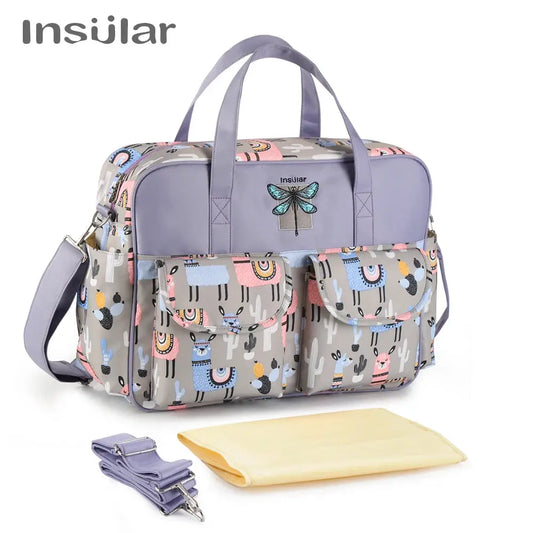 New Style Waterproof Diaper Bag Large Capacity Messenger Travel Bag Multifunctional Maternity Mother Baby Stroller Bags Lonzaro Kids