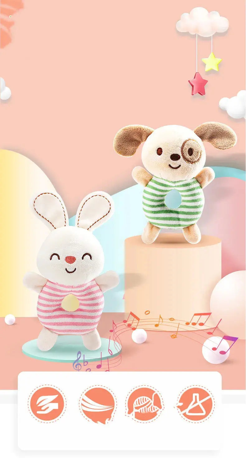 New Baby Rattle Toys Cartoon Animals Plush Infant Hand Ring Bed Toys for Newborn 0-24 Months Toddler Early Educational Toy Lonzaro Kids
