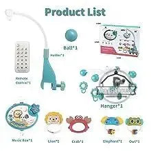 Musical Baby Crib Mobile with Lights Music Projection for Infants Remote Control Crib Toys for Newborn Baby Mobile for Crib Toys Lonzaro Kids