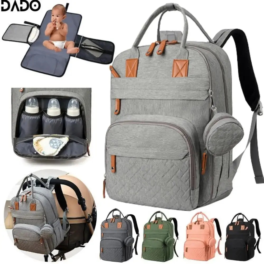 Diaper Bag Backpack Baby Essentials Travel Tote Multifunction Waterproof with Changing Station Pad Stroller Straps Big for Mommy Lonzaro Kids