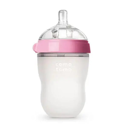 Kleurrijke Siliconen Babyflessen Set - 5 & 8 oz - Lonzaro Kids 
