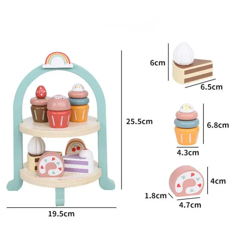 Koninklijke Theetijd Speelset - Houten Keuken Speelgoed - Lonzaro Kids