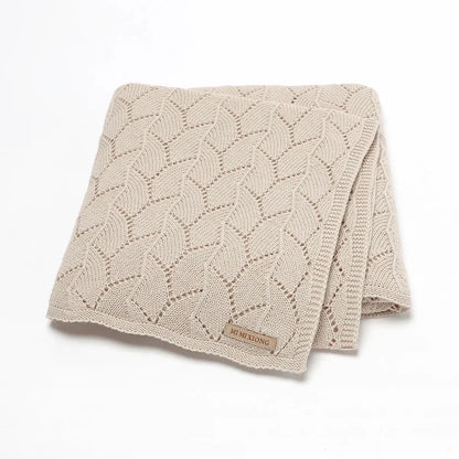Anti-pilling Hollowed Newborn Baby Boys & Girls Late Spring To Autumn Blankets Breathable Knitted Cotton Infant Swaddle Wraps Lonzaro Kids