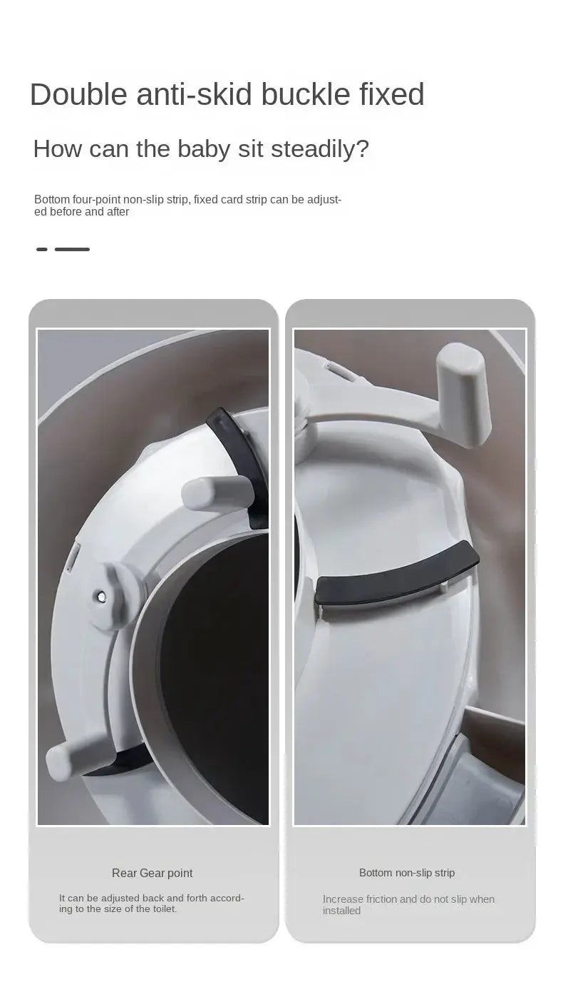 Baby and Child Toilet Seat Ring Female Baby and Little Boy Cushion Bedpan Cover Children's Toilet Household Auxiliary Toilet Lonzaro Kids