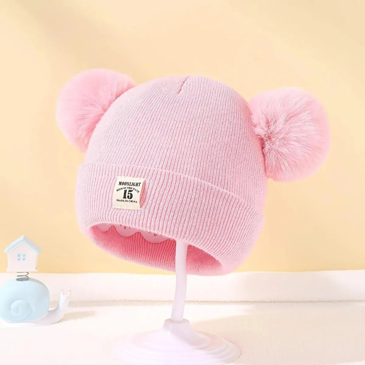 Schattige Gebreide Winter Muts voor Baby - Lonzaro Kids