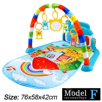 Geluidrijke Babygym & Speelmat van Luck City - Lonzaro Kids 