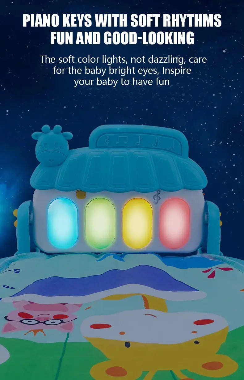 Geluidrijke Babygym & Speelmat van Luck City - Lonzaro Kids 