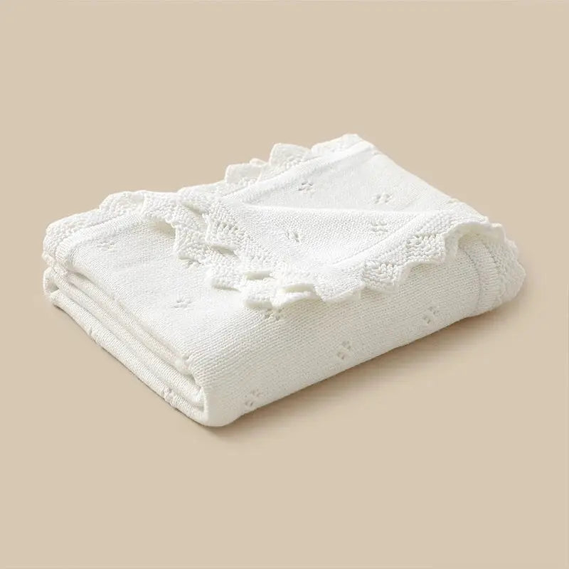 Baby Blankets Knit Newborn Girls Boys Stroller Bedding Quilts Covers 90*70cm Fashion Solid Plaid Super Soft Infant Swaddle Wrap Lonzaro Kids