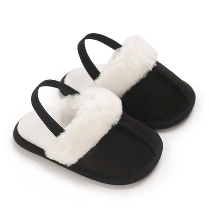Spring and Winter Baby Shoes Cute Indoor Baby Fluffy Slippers Baby Toddler Boys and Girls Shoes Sandals First Step Walker 0-18M Lonzaro Kids