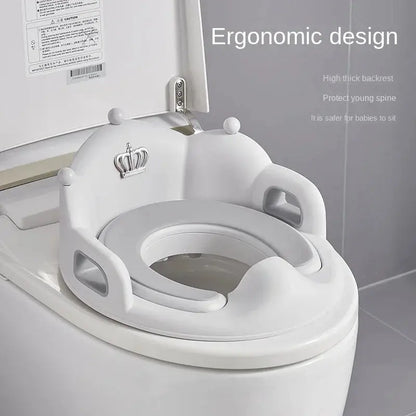 Baby and Child Toilet Seat Ring Female Baby and Little Boy Cushion Bedpan Cover Children's Toilet Household Auxiliary Toilet Lonzaro Kids