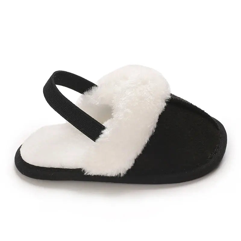 Spring and Winter Baby Shoes Cute Indoor Baby Fluffy Slippers Baby Toddler Boys and Girls Shoes Sandals First Step Walker 0-18M Lonzaro Kids