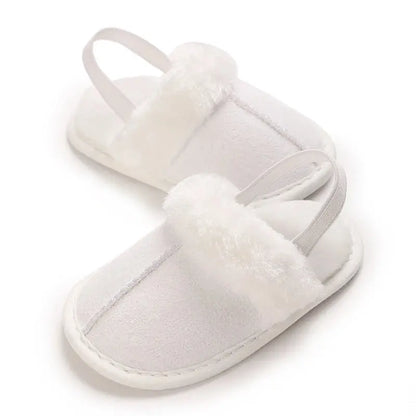 Spring and Winter Baby Shoes Cute Indoor Baby Fluffy Slippers Baby Toddler Boys and Girls Shoes Sandals First Step Walker 0-18M Lonzaro Kids