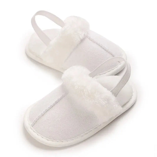 Spring and Winter Baby Shoes Cute Indoor Baby Fluffy Slippers Baby Toddler Boys and Girls Shoes Sandals First Step Walker 0-18M Lonzaro Kids