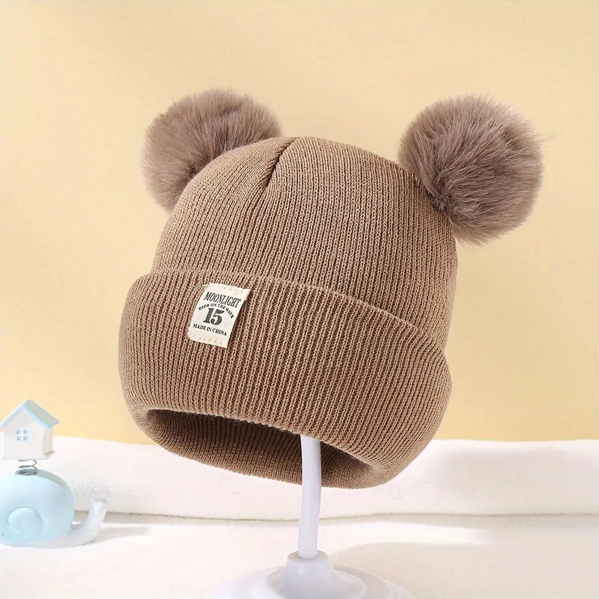 Schattige Gebreide Winter Muts voor Baby - Lonzaro Kids