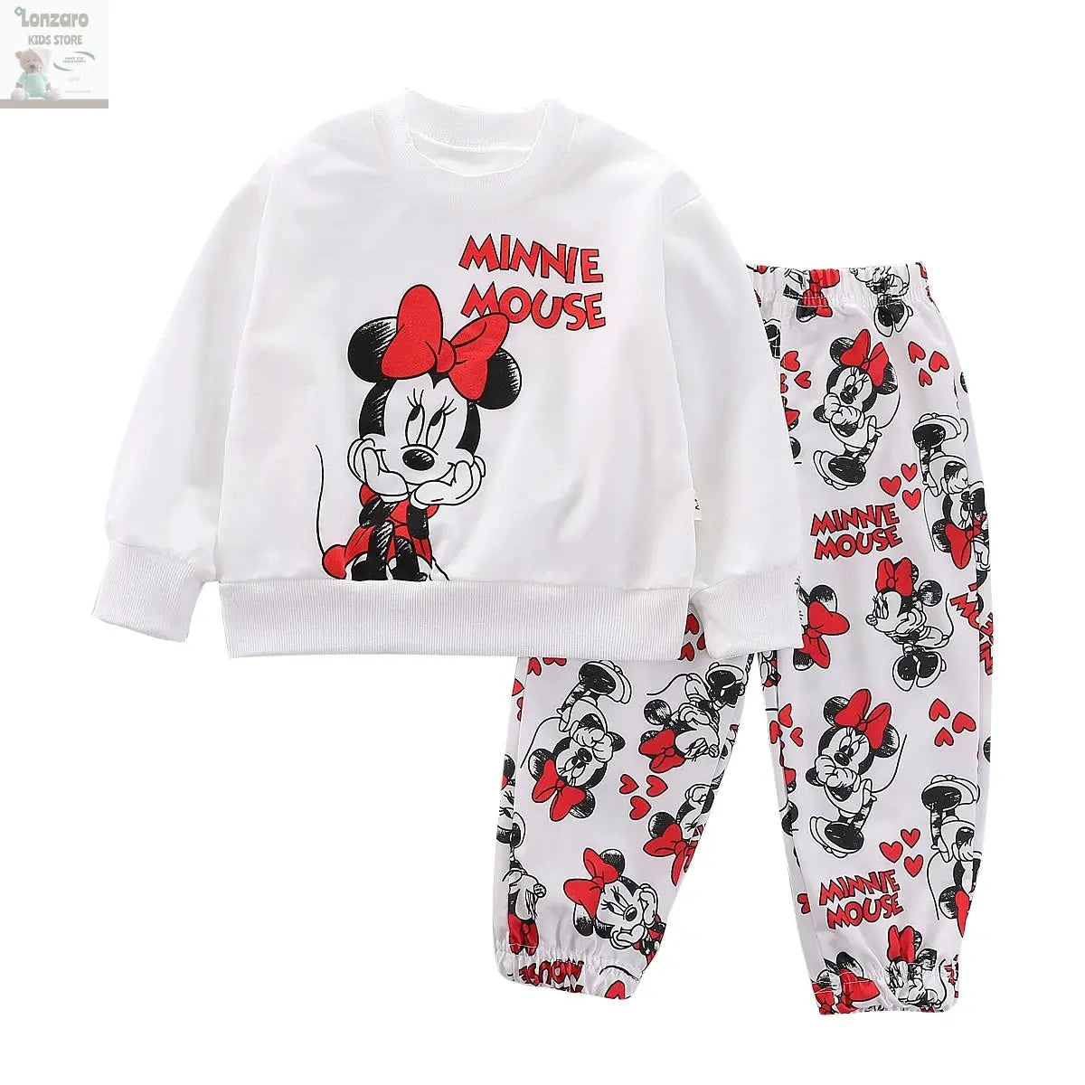 Schattig Minnie Mouse Meisjes Set 4-6J Lonzaro Kids