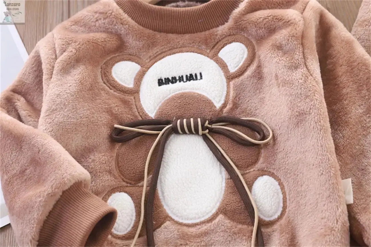 Schattige 3-Delige Set voor Kinderen in de Winter Lonzaro Kids