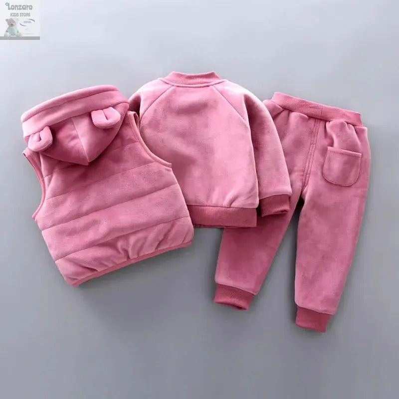 Schattige 3-Delige Set voor Kinderen in de Winter Lonzaro Kids