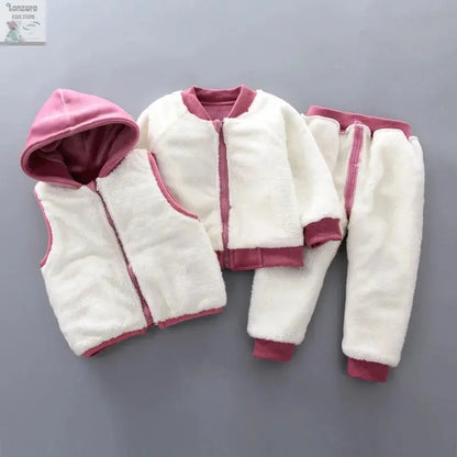 Schattige 3-Delige Set voor Kinderen in de Winter Lonzaro Kids