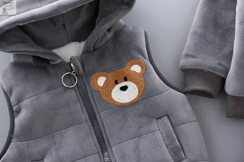 Schattige 3-Delige Set voor Kinderen in de Winter Lonzaro Kids