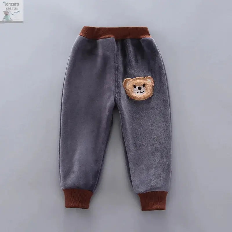 Schattige Fleece Baby Set met Beer print Lonzaro Kids