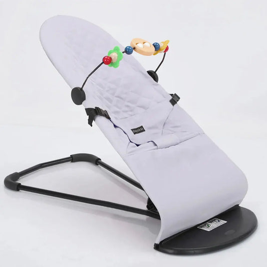 Baby Rocking Chair with Toys Foldable Swing Chair for Babies & Toddlers Three-speed Height Adjustment Baby Comfort Chair Lonzaro Kids
