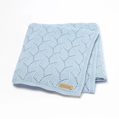 Anti-pilling Hollowed Newborn Baby Boys & Girls Late Spring To Autumn Blankets Breathable Knitted Cotton Infant Swaddle Wraps Lonzaro Kids