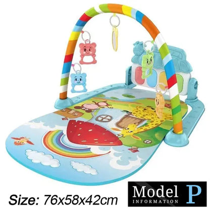 Geluidrijke Babygym & Speelmat van Luck City - Lonzaro Kids 