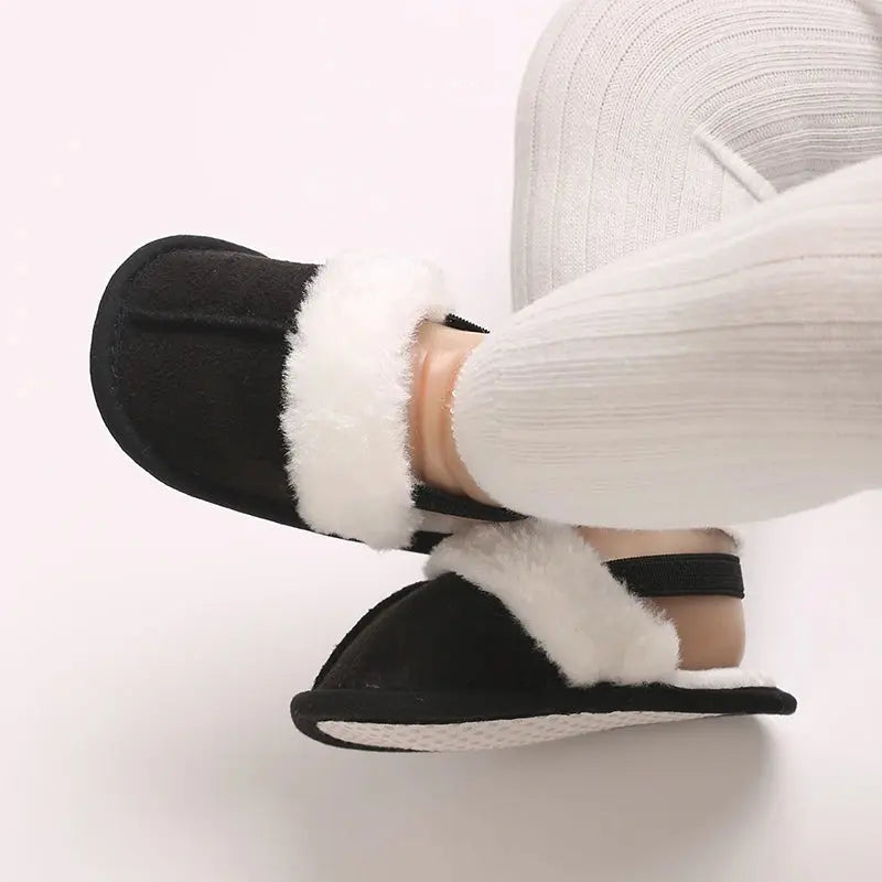 Spring and Winter Baby Shoes Cute Indoor Baby Fluffy Slippers Baby Toddler Boys and Girls Shoes Sandals First Step Walker 0-18M Lonzaro Kids