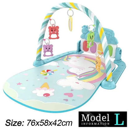 Geluidrijke Babygym & Speelmat van Luck City - Lonzaro Kids 