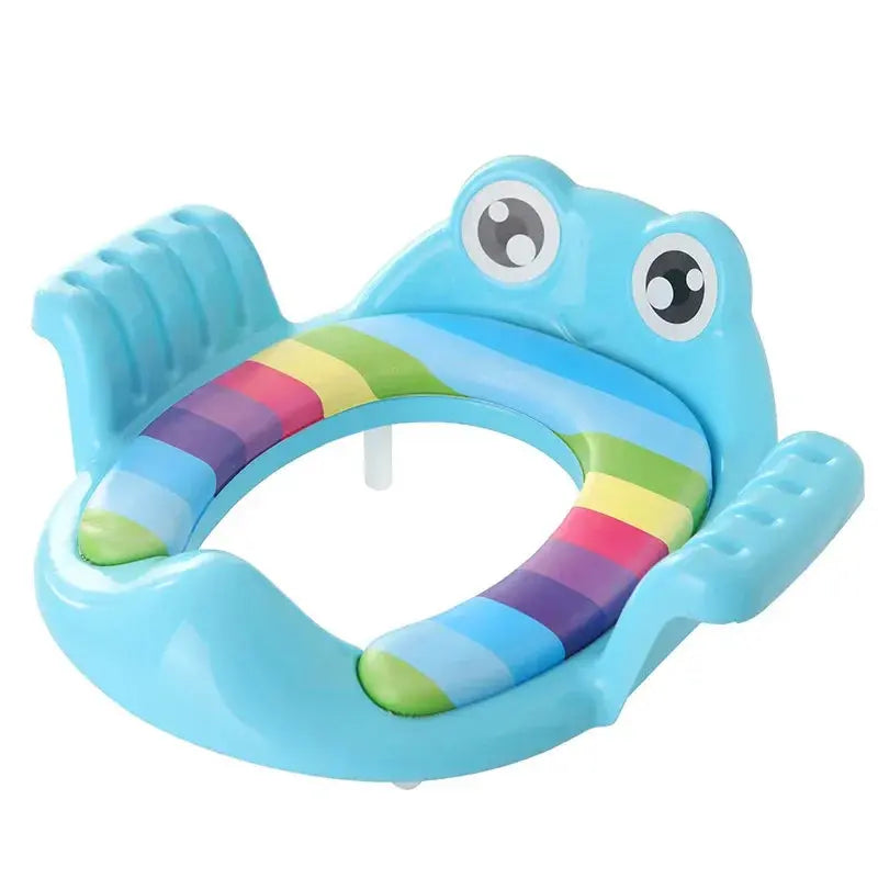 Baby Child Potty Toilet Trainer Seat Step Stool Ladder Adjustable Training Chair comfortable cartoon cute toilet seat for childr Lonzaro Kids