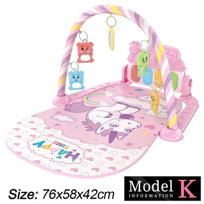 Geluidrijke Babygym & Speelmat van Luck City - Lonzaro Kids 
