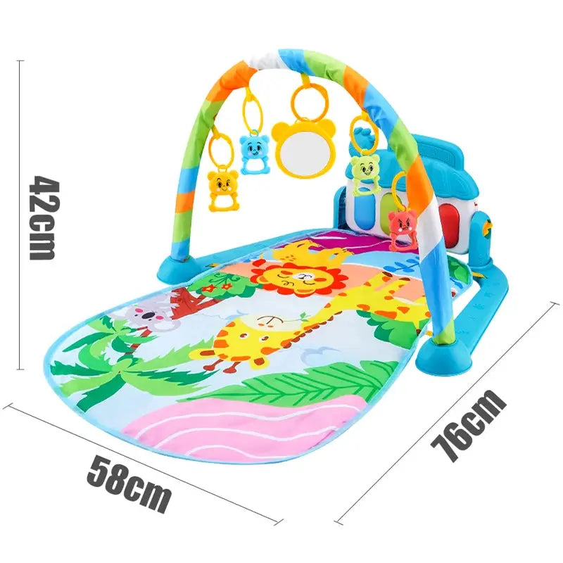 Geluidrijke Babygym & Speelmat van Luck City - Lonzaro Kids 