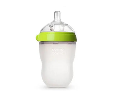 Kleurrijke Siliconen Babyflessen Set - 5 & 8 oz - Lonzaro Kids 
