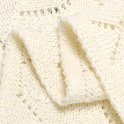 Anti-pilling Hollowed Newborn Baby Boys & Girls Late Spring To Autumn Blankets Breathable Knitted Cotton Infant Swaddle Wraps Lonzaro Kids