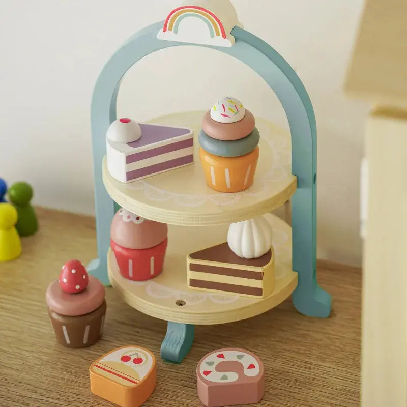 Koninklijke Theetijd Speelset - Houten Keuken Speelgoed - Lonzaro Kids