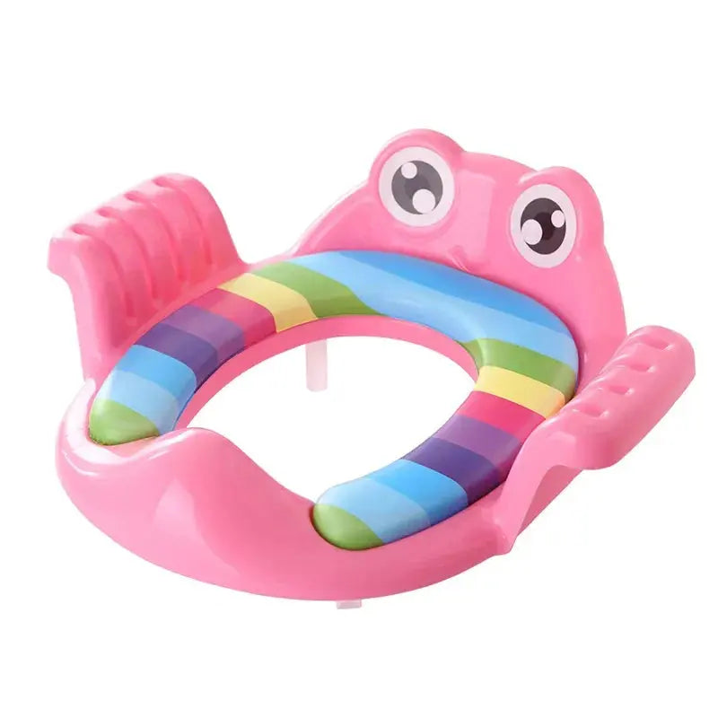 Baby Child Potty Toilet Trainer Seat Step Stool Ladder Adjustable Training Chair comfortable cartoon cute toilet seat for childr Lonzaro Kids