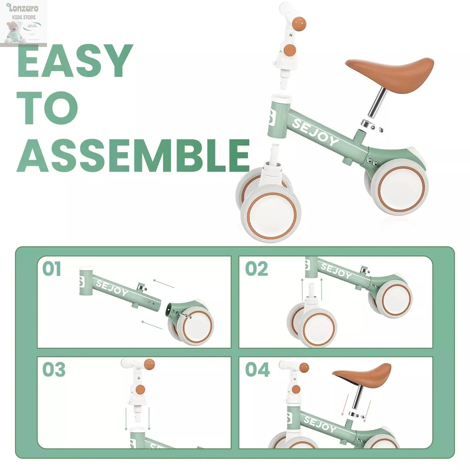 Sejoy Baby Loopfiets - Lonzaro Kids