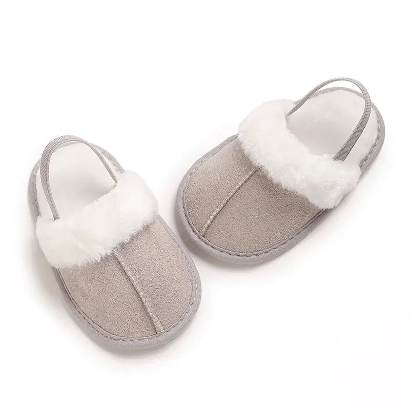 Spring and Winter Baby Shoes Cute Indoor Baby Fluffy Slippers Baby Toddler Boys and Girls Shoes Sandals First Step Walker 0-18M Lonzaro Kids