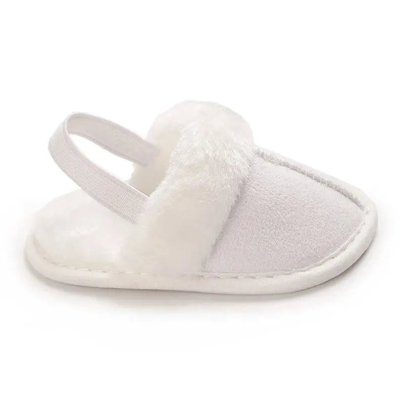 Spring and Winter Baby Shoes Cute Indoor Baby Fluffy Slippers Baby Toddler Boys and Girls Shoes Sandals First Step Walker 0-18M Lonzaro Kids
