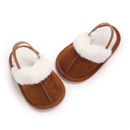 Spring and Winter Baby Shoes Cute Indoor Baby Fluffy Slippers Baby Toddler Boys and Girls Shoes Sandals First Step Walker 0-18M Lonzaro Kids