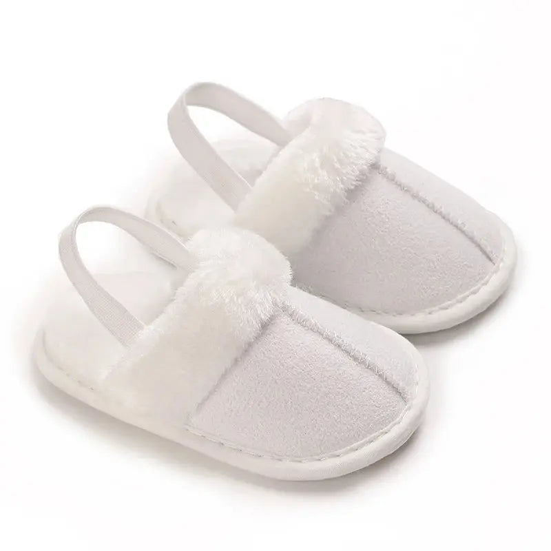 Spring and Winter Baby Shoes Cute Indoor Baby Fluffy Slippers Baby Toddler Boys and Girls Shoes Sandals First Step Walker 0-18M Lonzaro Kids