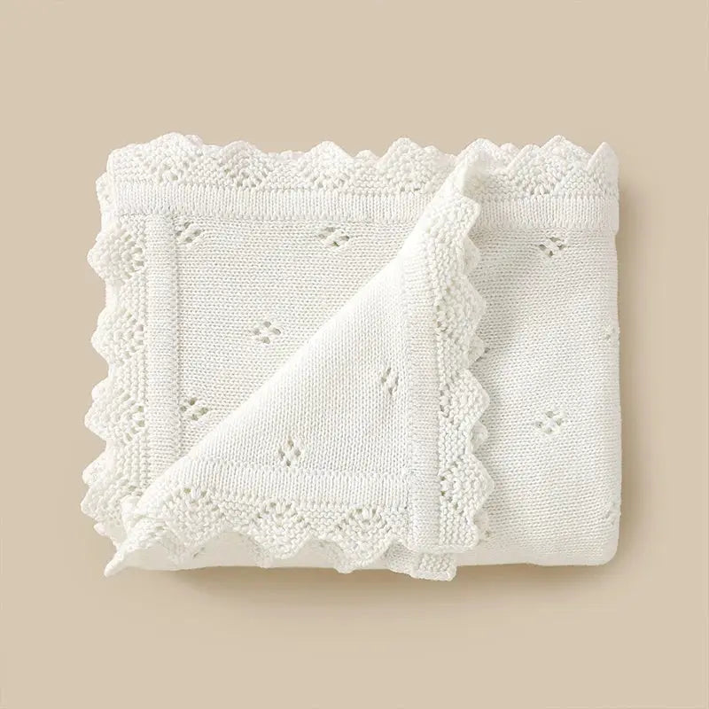 Baby Blankets Knit Newborn Girls Boys Stroller Bedding Quilts Covers 90*70cm Fashion Solid Plaid Super Soft Infant Swaddle Wrap Lonzaro Kids
