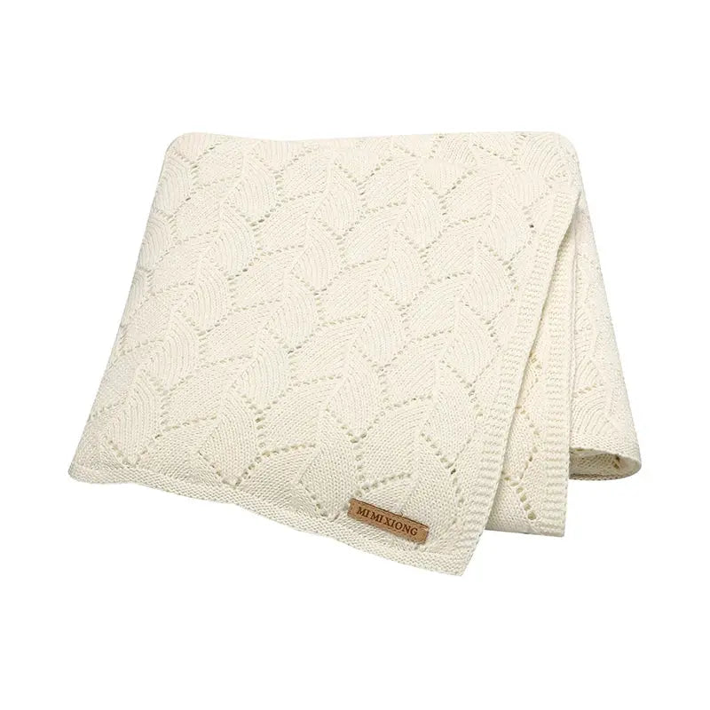 Anti-pilling Hollowed Newborn Baby Boys & Girls Late Spring To Autumn Blankets Breathable Knitted Cotton Infant Swaddle Wraps Lonzaro Kids