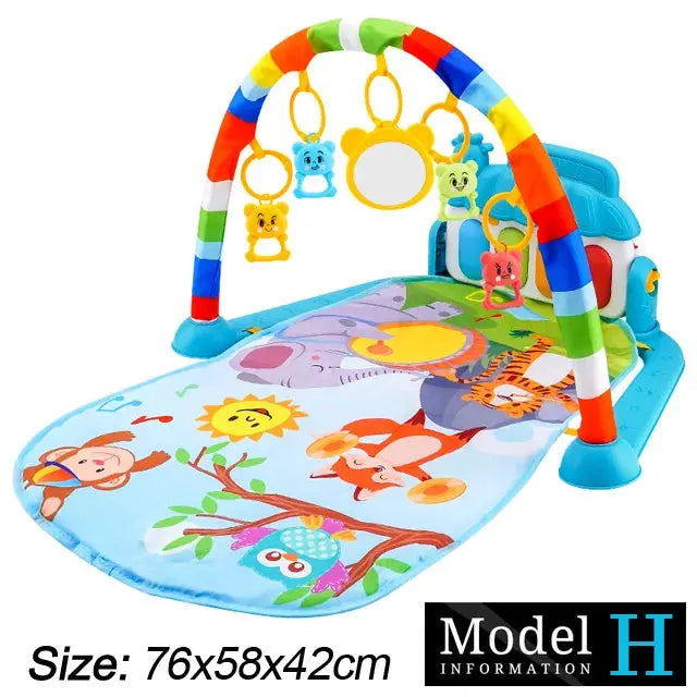 Geluidrijke Babygym & Speelmat van Luck City - Lonzaro Kids 