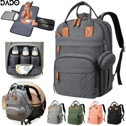 Diaper Bag Backpack Baby Essentials Travel Tote Multifunction Waterproof with Changing Station Pad Stroller Straps Big for Mommy Lonzaro Kids