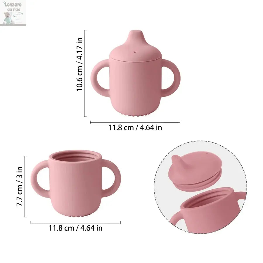 Silicone  Drinkbekers voor Baby's (180ml) - Lonzaro Kids
