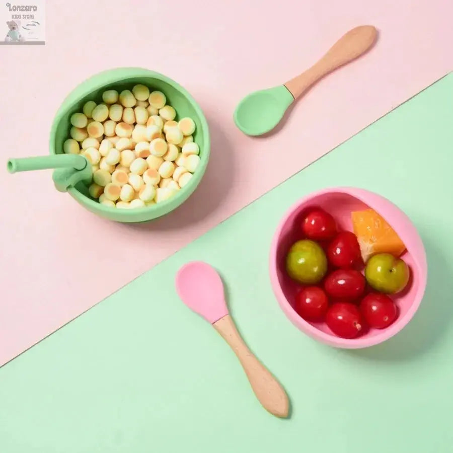  Spatbestendige Siliconen Kindertafelsets voor Baby's - Lonzaro Kids