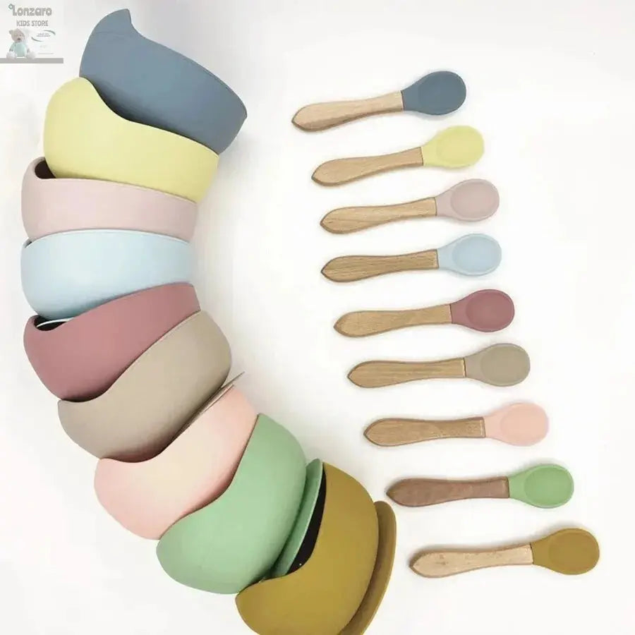  Spatbestendige Siliconen Kindertafelsets voor Baby's - Lonzaro Kids
